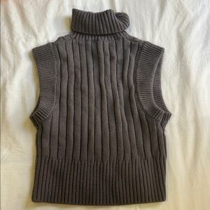 Forever 21 Charcoal Ribbed Turtleneck Sweater